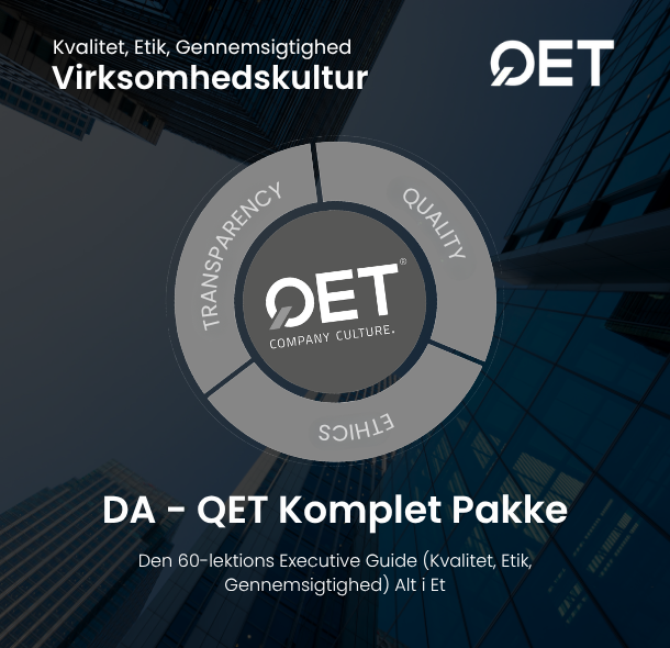 DA - QET Komplettpaket: Der 60-Lektionen-Leitfaden für Führungskräfte (Qualität, Ethik, Transparenz) Alles in einem