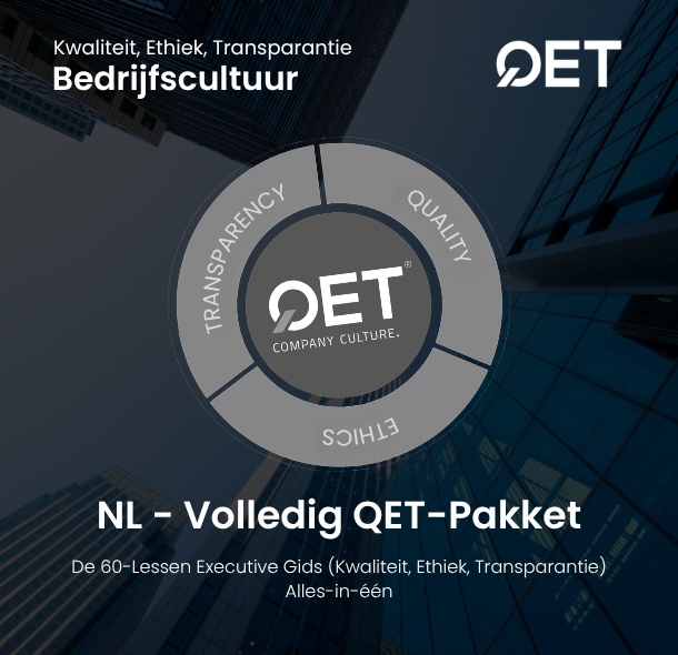 NL - QET Complete Pakket: De 60-lessen-gids voor leiders (Kwaliteit, Ethiek, Transparantie) Alles in één