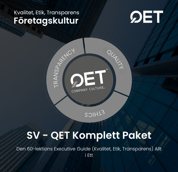 SV - QET Komplettpaket: Der 60-Lektionen-Leitfaden für Führungskräfte (Qualität, Ethik, Transparenz) Alles in einem